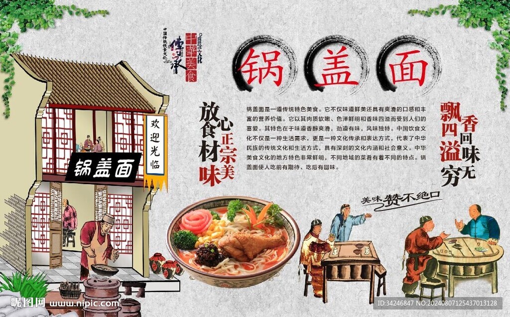 锅盖面