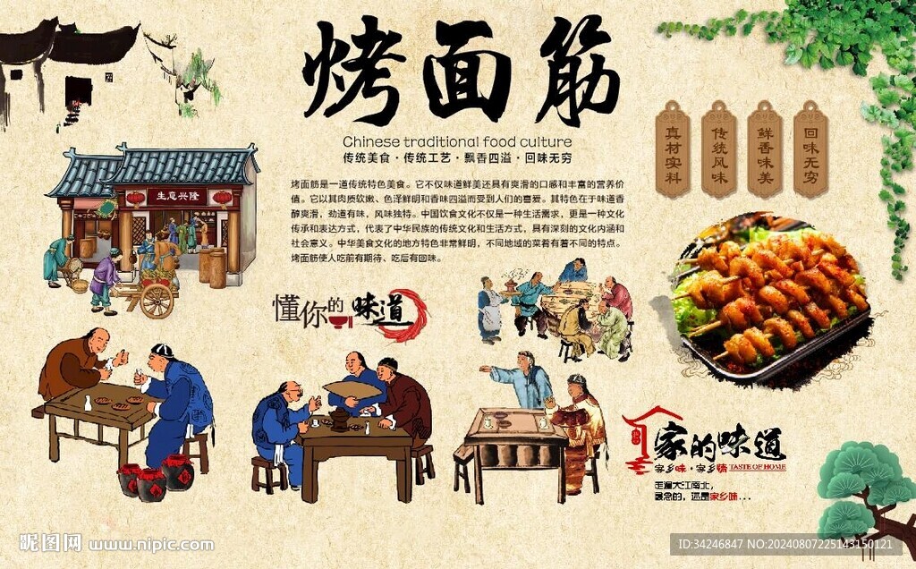 烤面筋