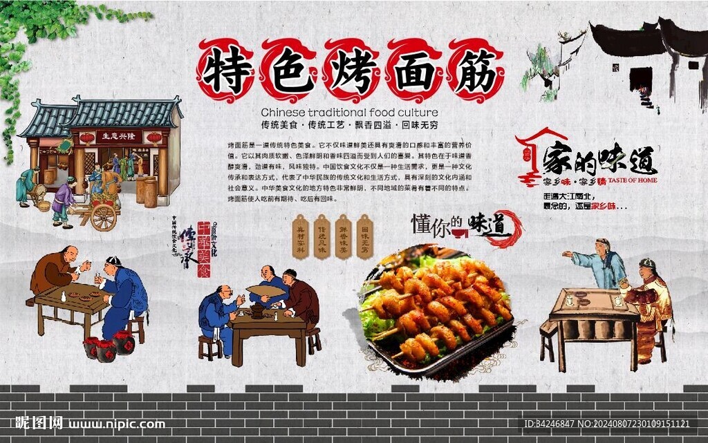烤面筋 