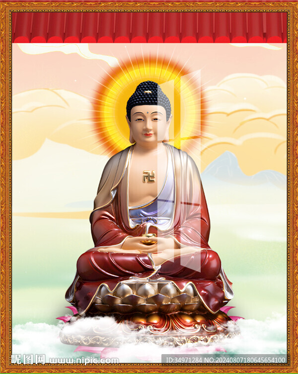 释迦牟尼坐像 