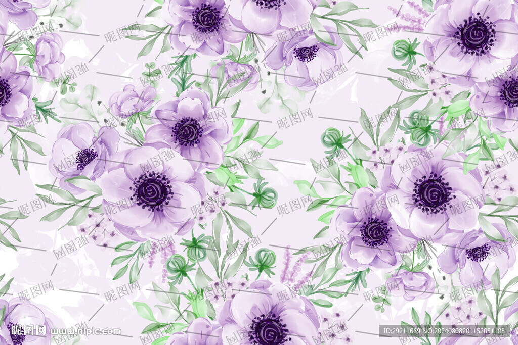 手绘花