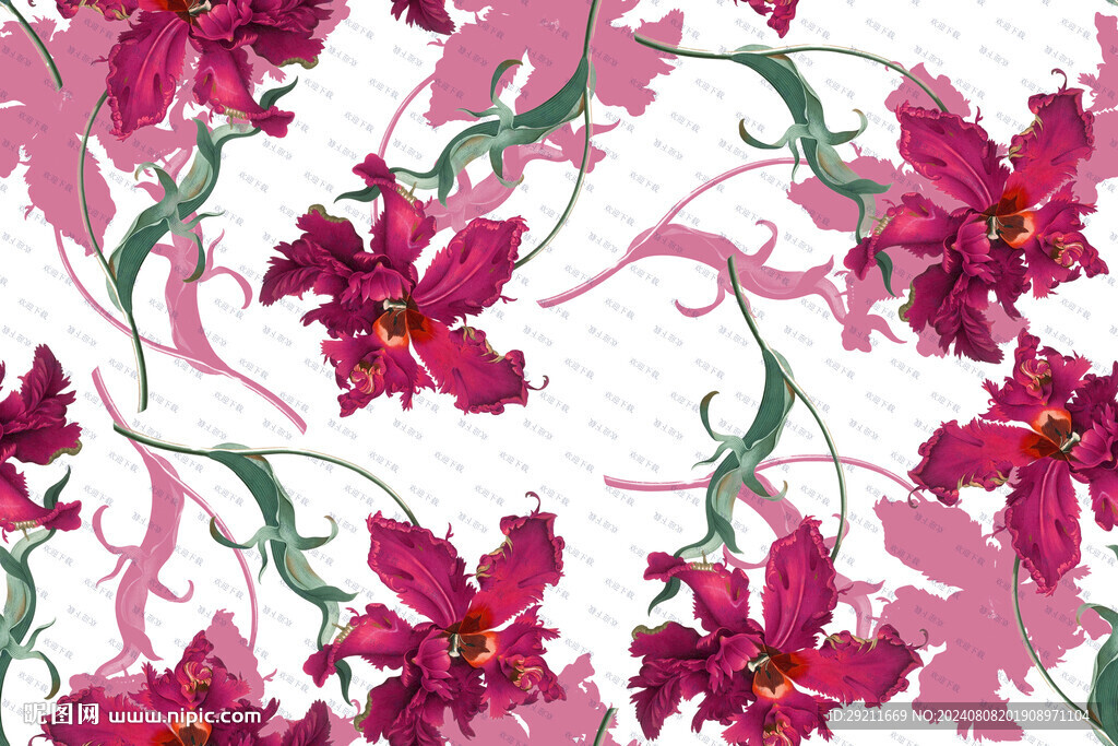 手绘花