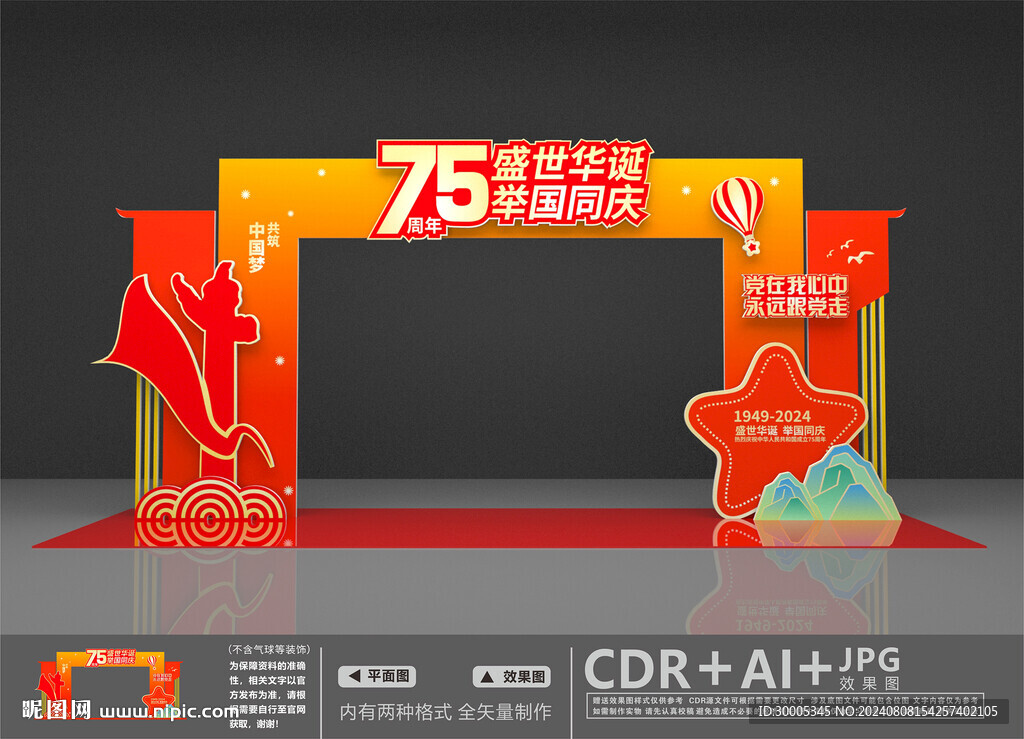 国庆75周年