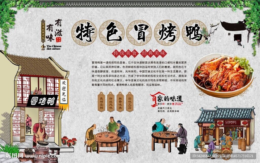 冒烤鸭
