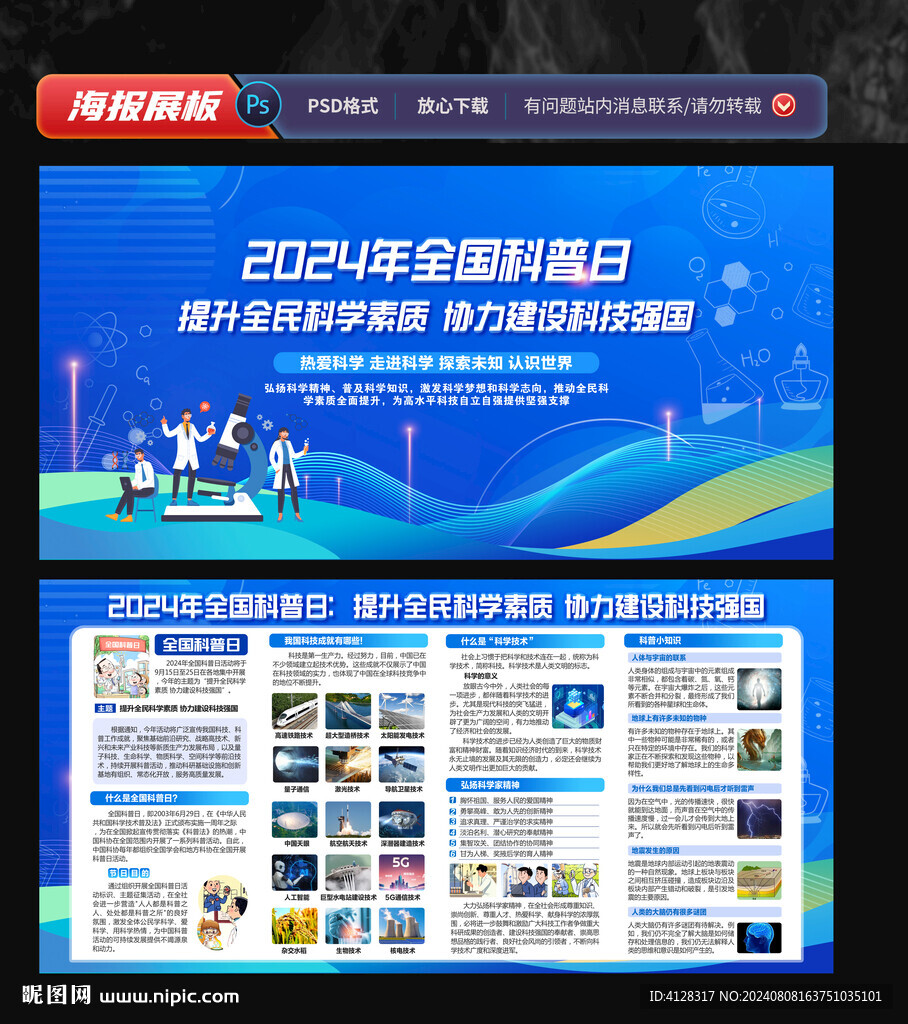 2024全国科普日宣传栏