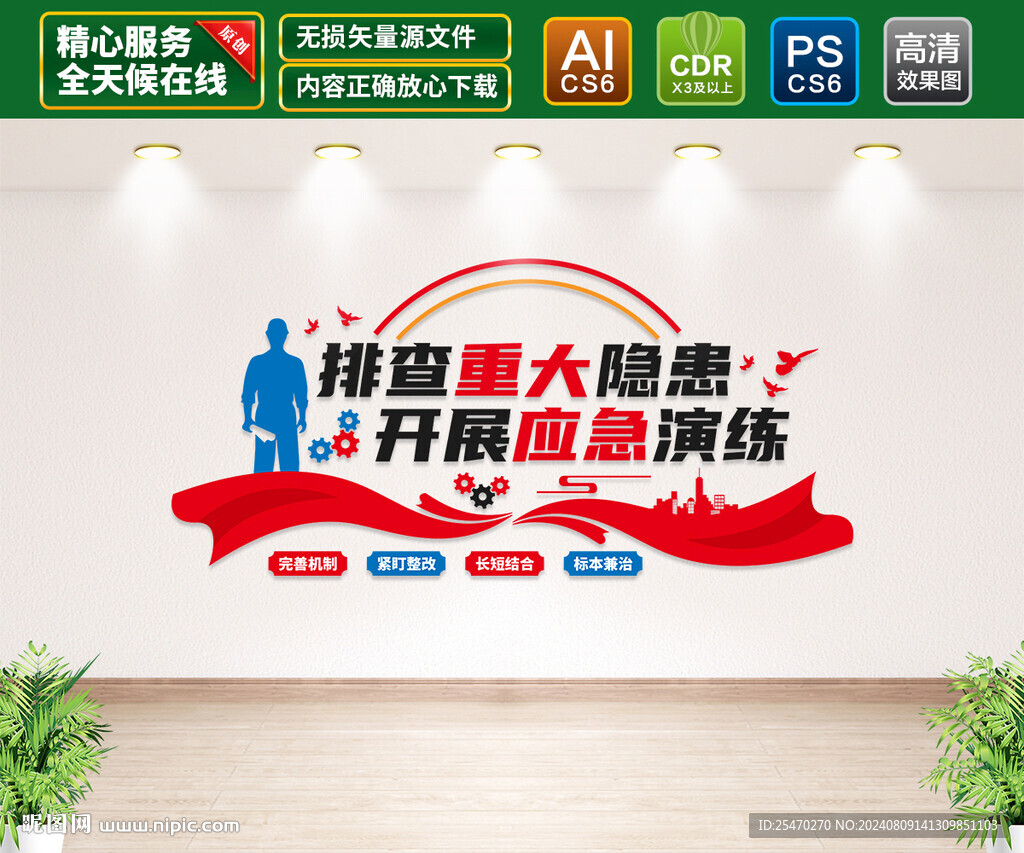 安全生产月文化墙