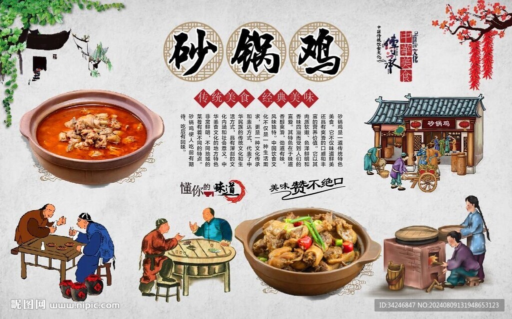 砂锅鸡