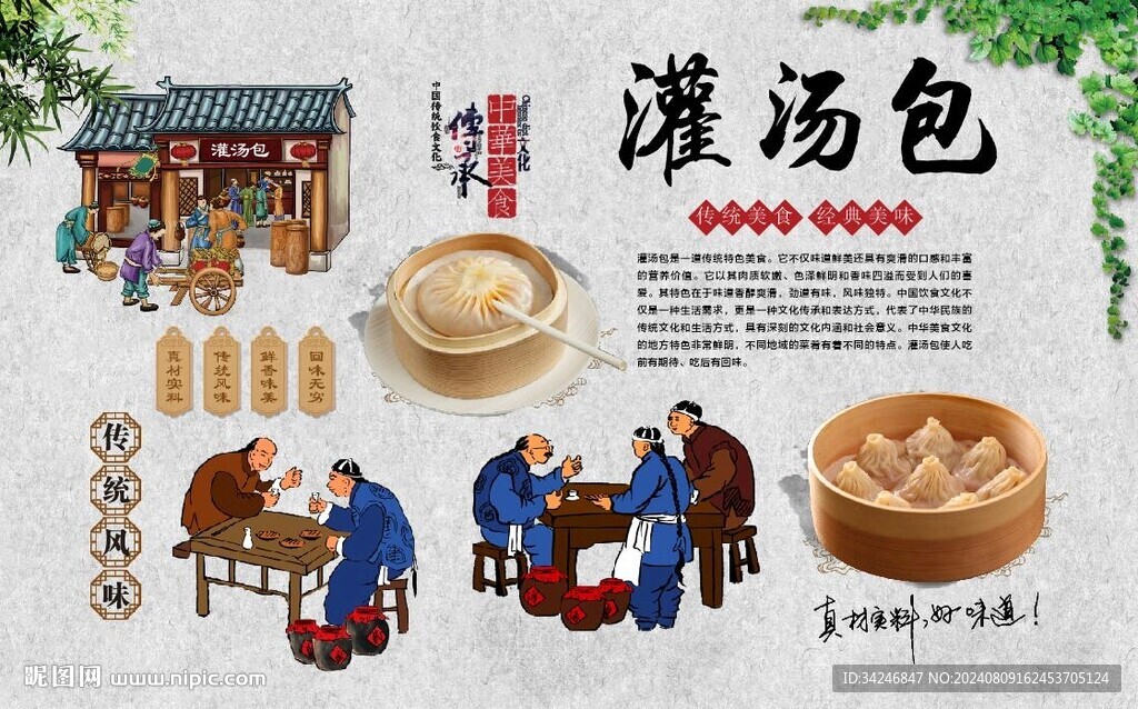 灌汤包展板