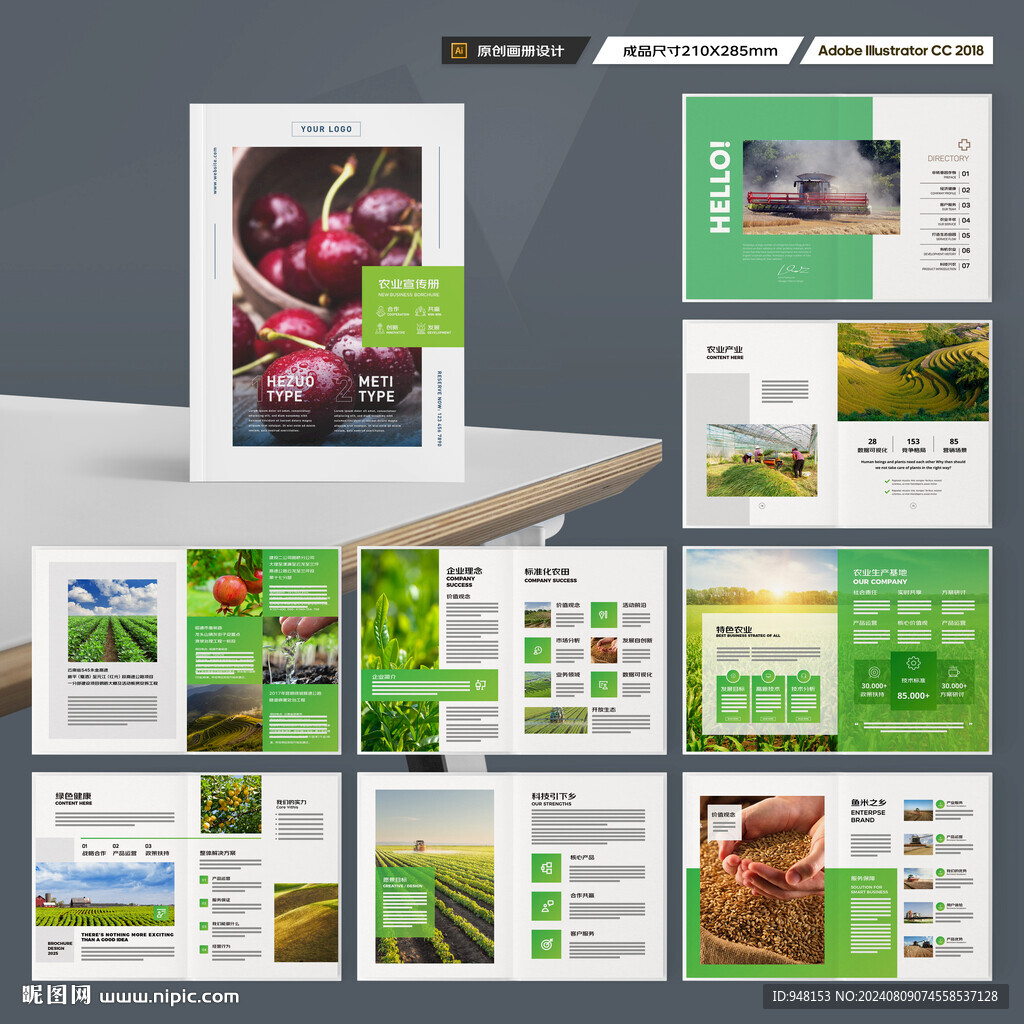 农业合作社画册