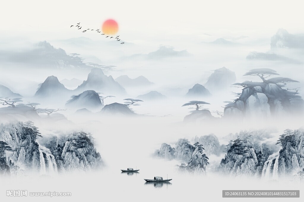 国画山水