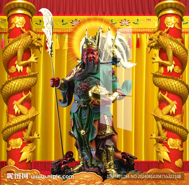 关公神像 