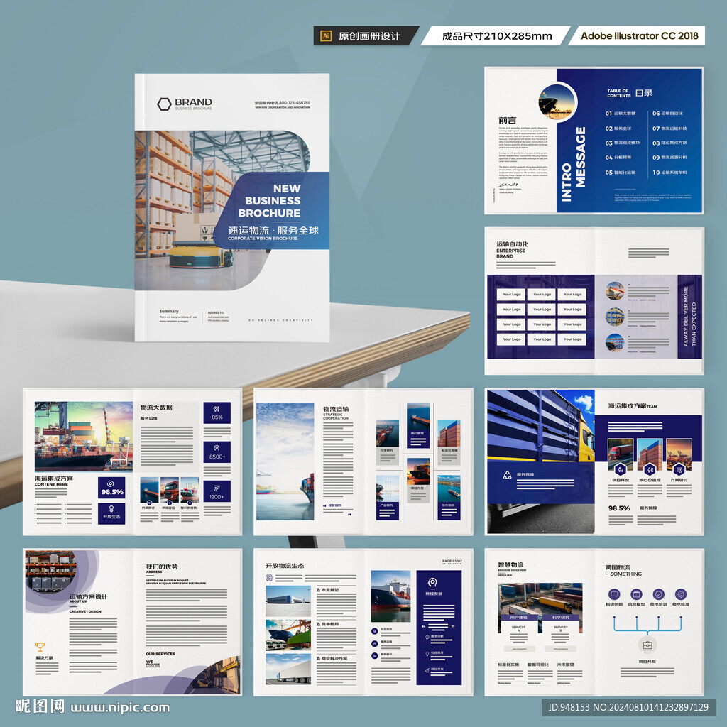 物流公司画册