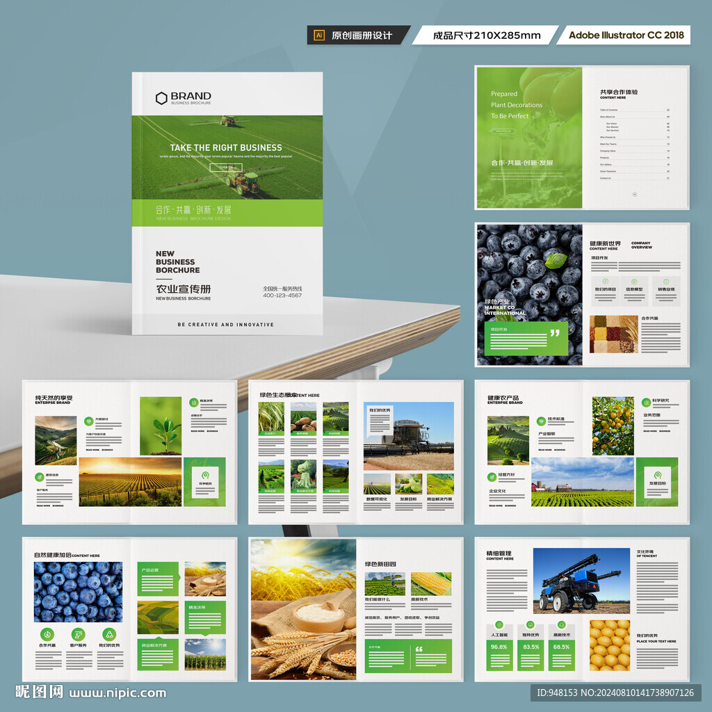 农业合作社画册