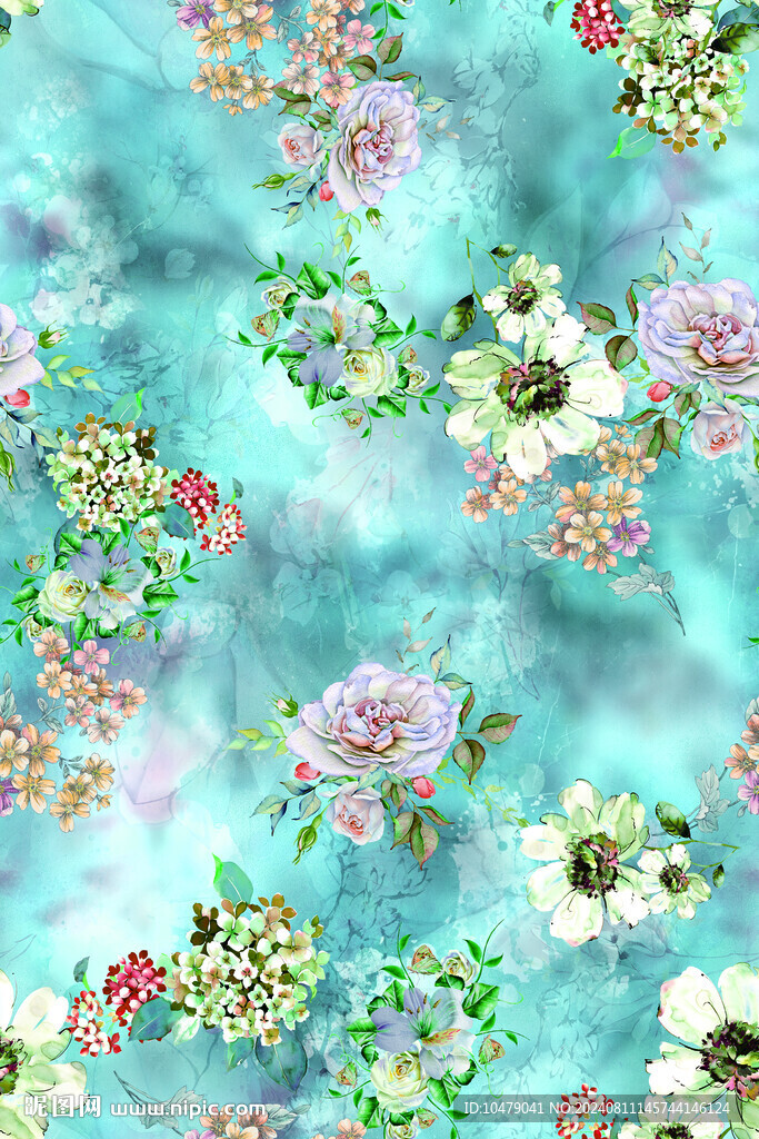 扎染花