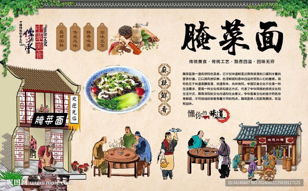 腌菜面