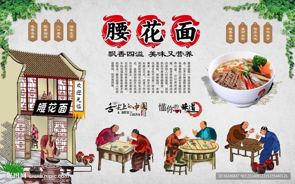 腰花面