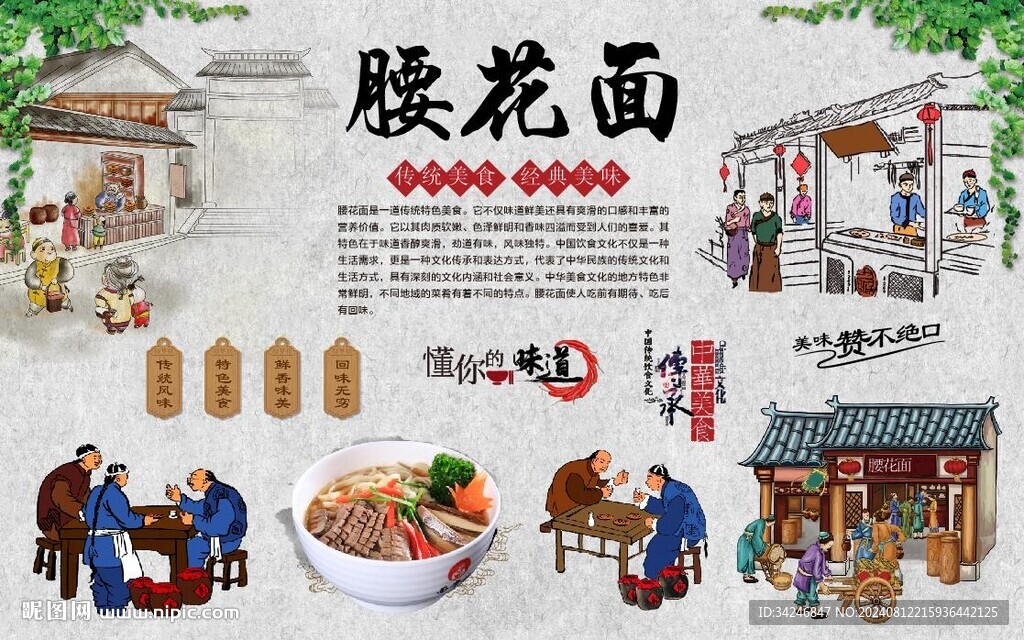 腰花面