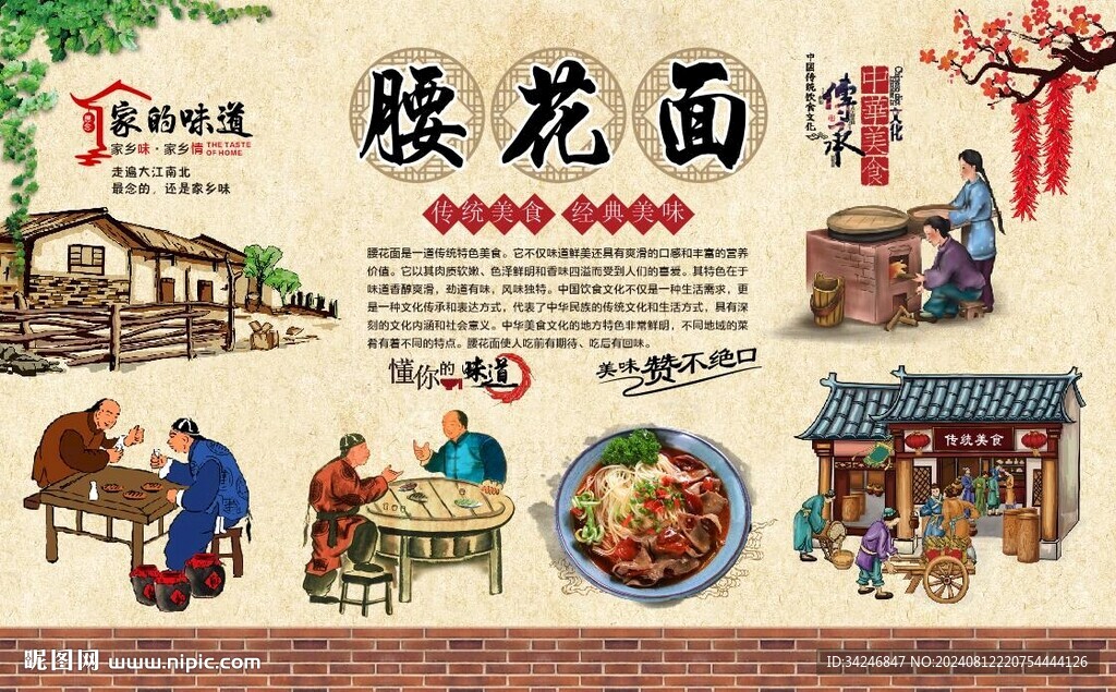 腰花面