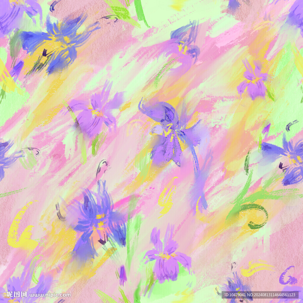 扎染花