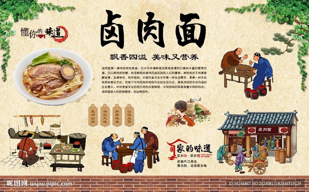 卤肉面 