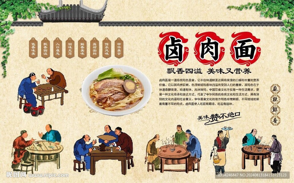 卤肉面