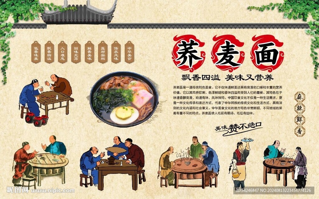 荞麦面 