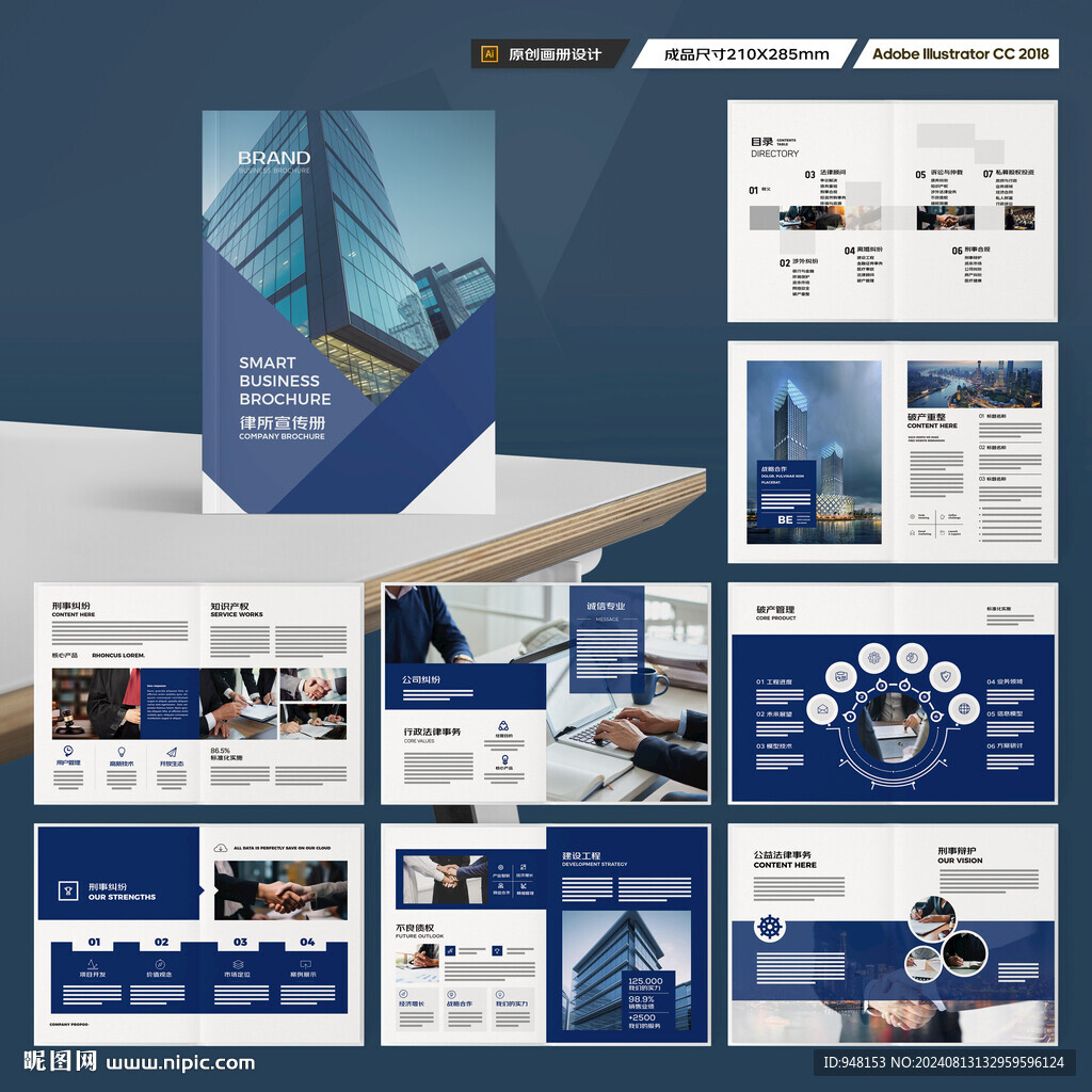 大气律师事务所画册