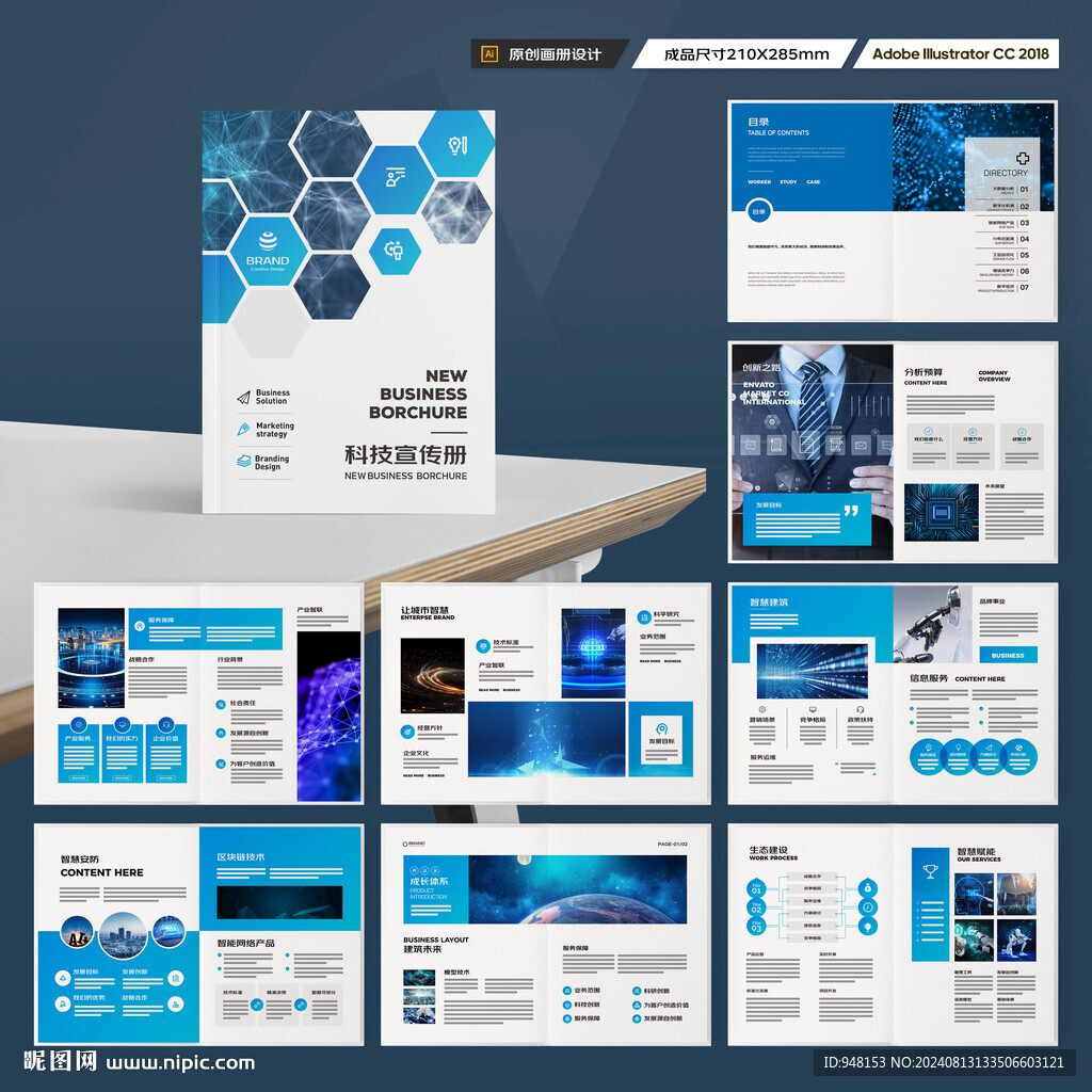 科技企业画册