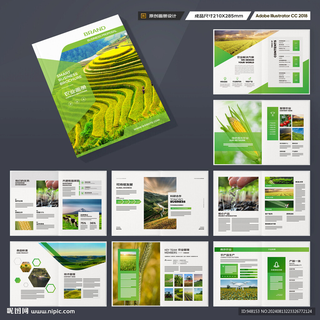 农业合作社画册