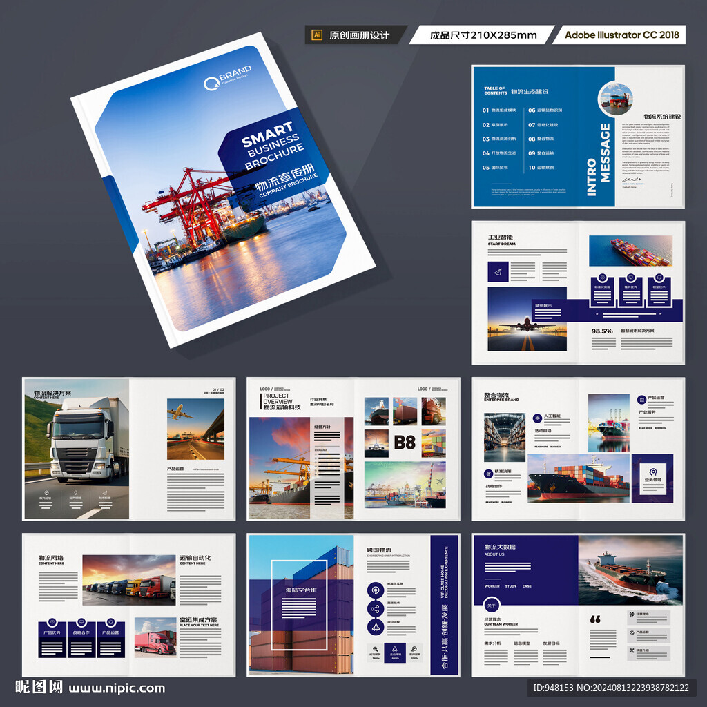 物流公司画册