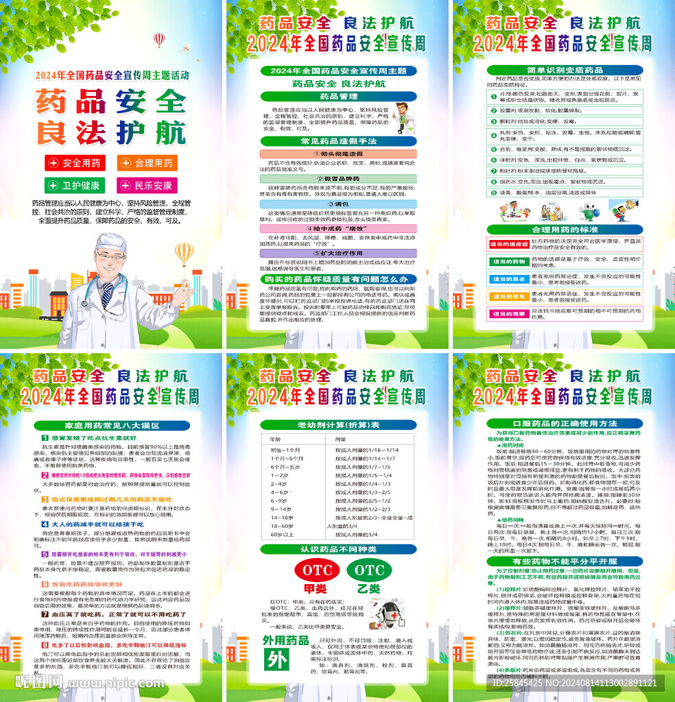 全国药品安全宣传周海报