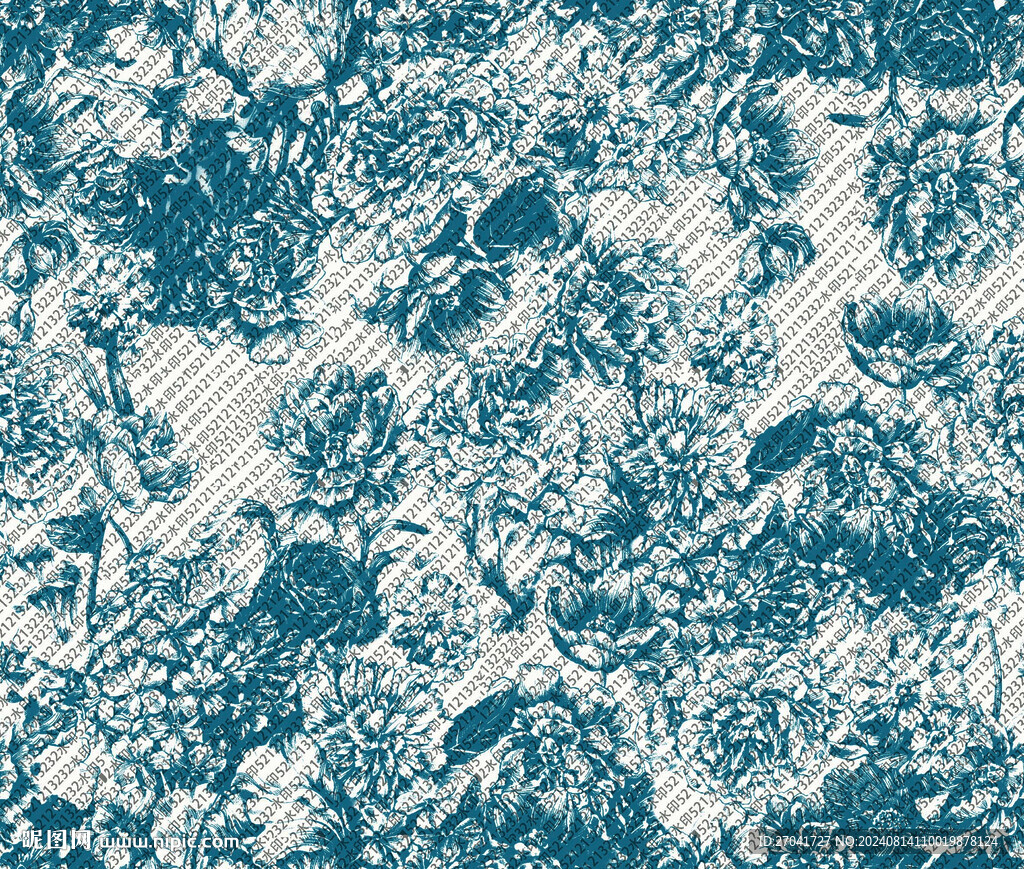 手绘 大牌花