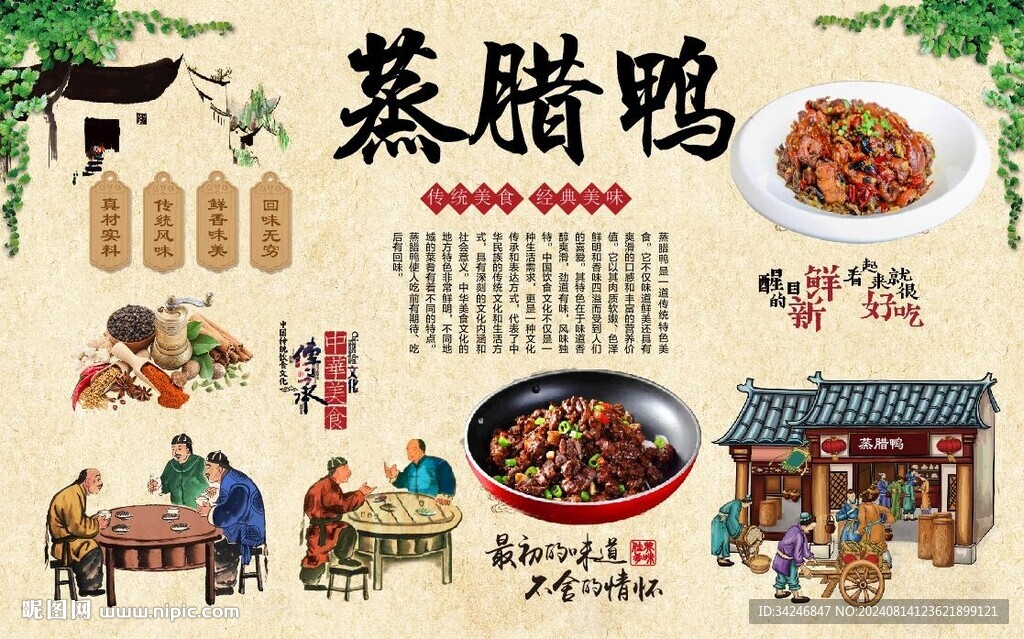 蒸腊鸭 