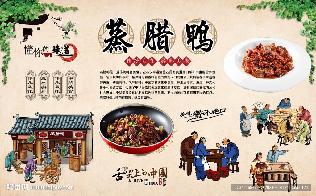 蒸腊鸭 