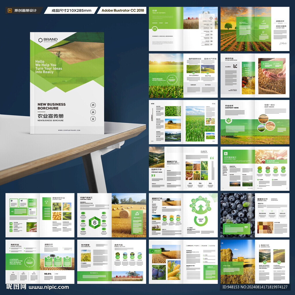 农业合作社画册