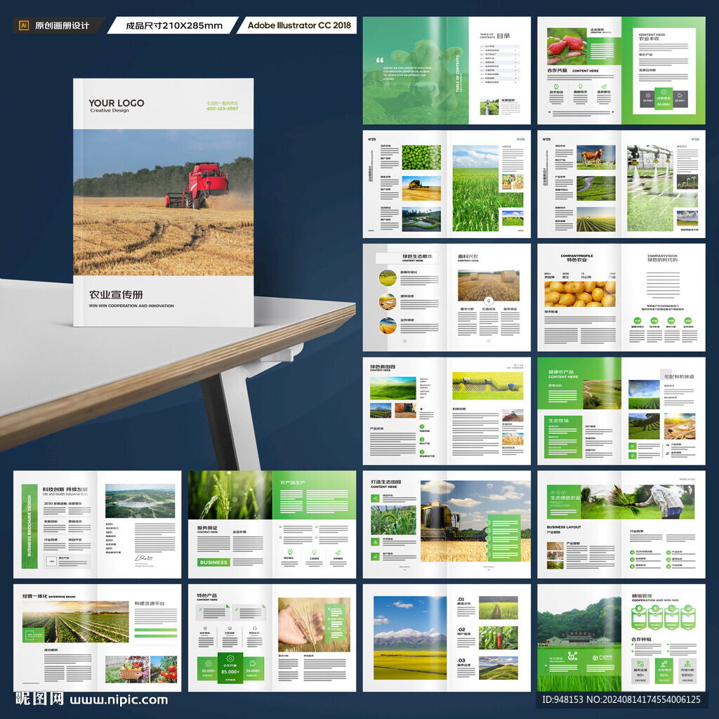 农业合作社画册