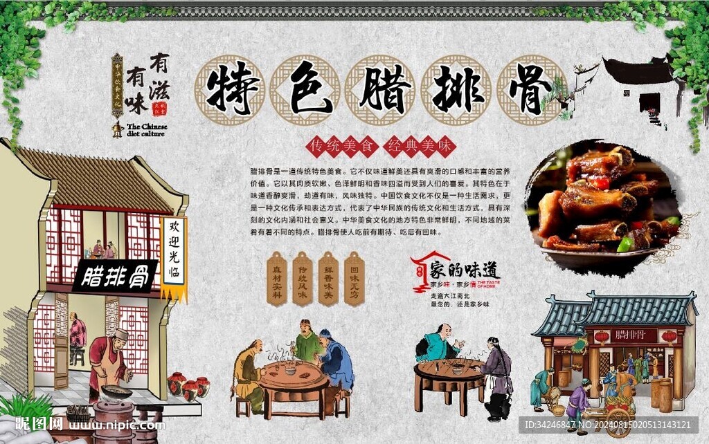 腊排骨 