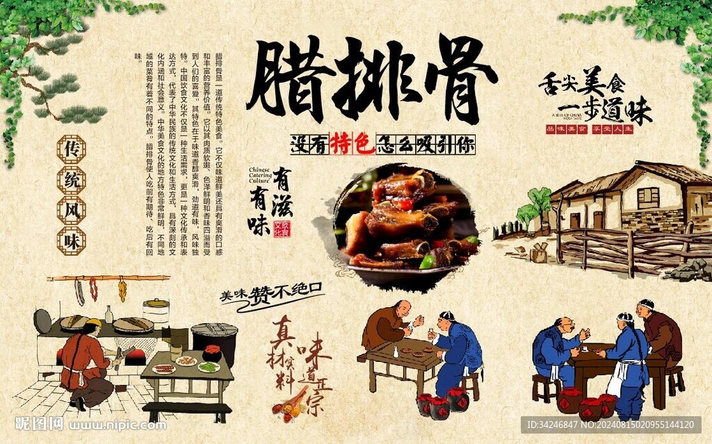 腊排骨 