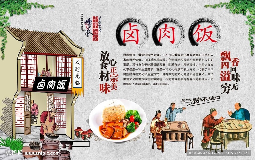 卤肉饭 
