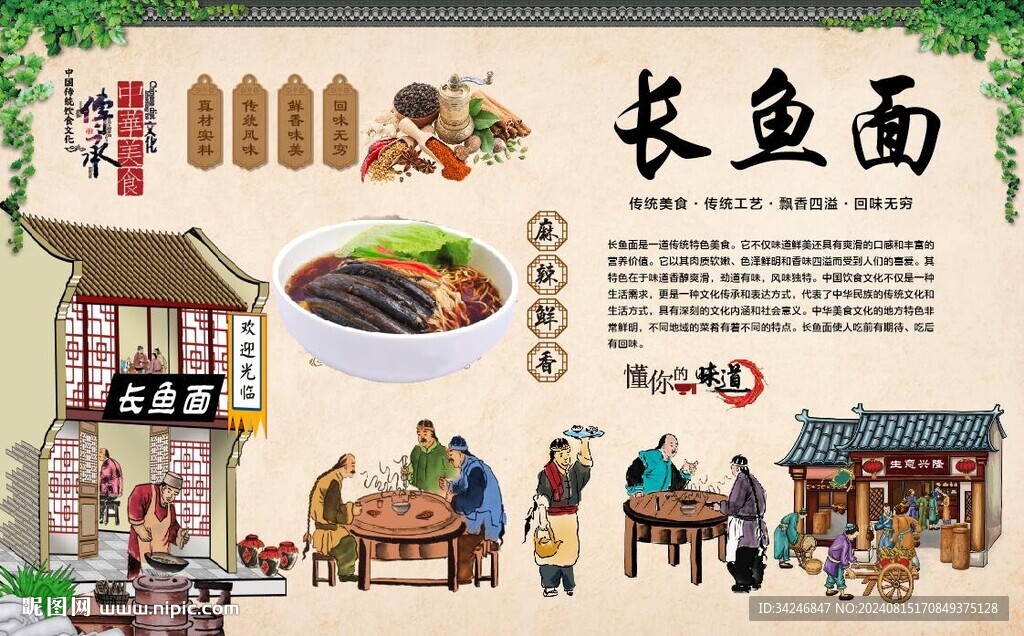 长鱼面 