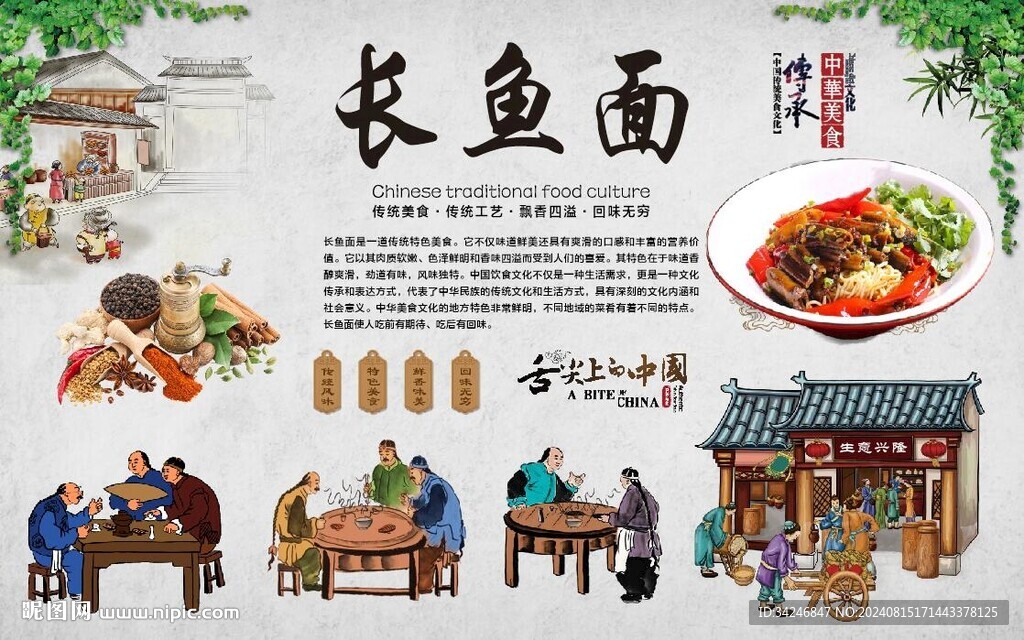 长鱼面 