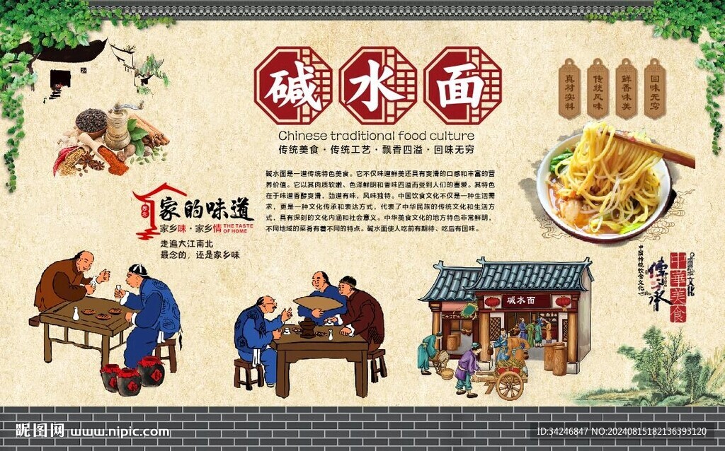 碱水面 