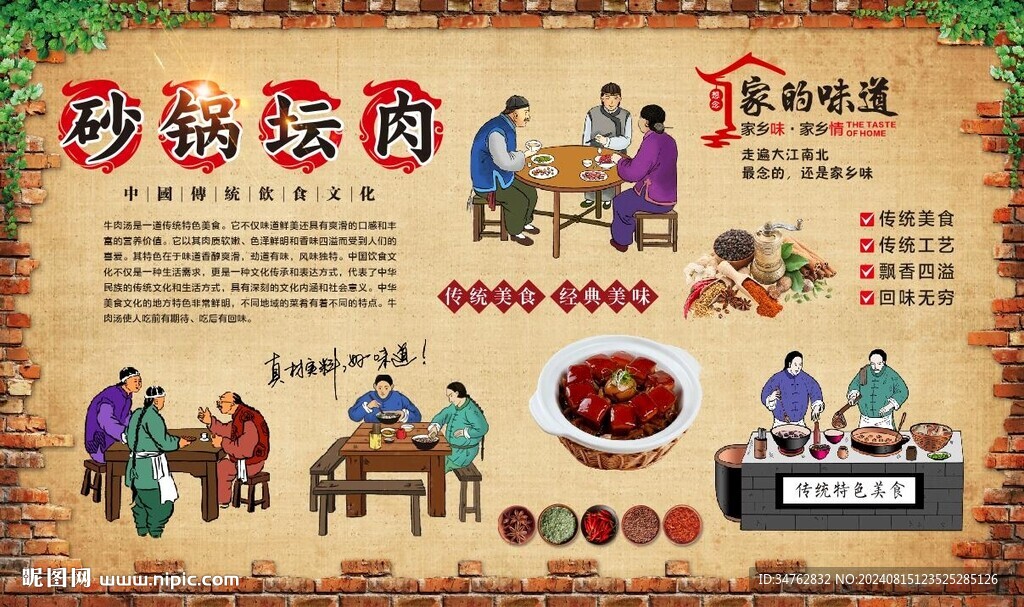 砂锅坛肉 