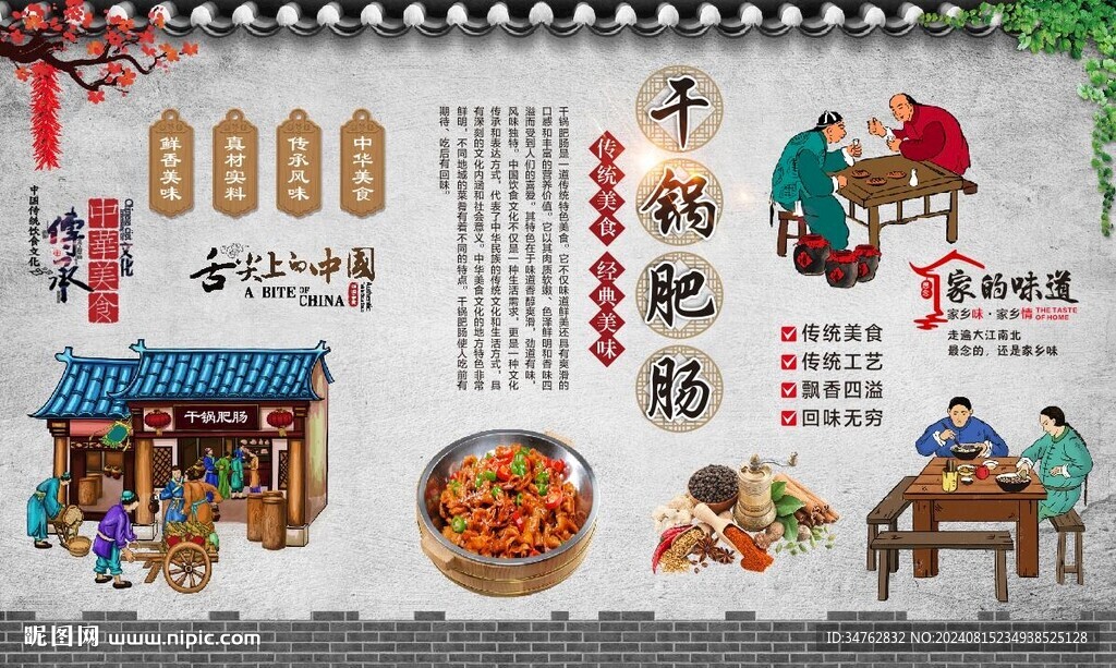 干锅肥肠 