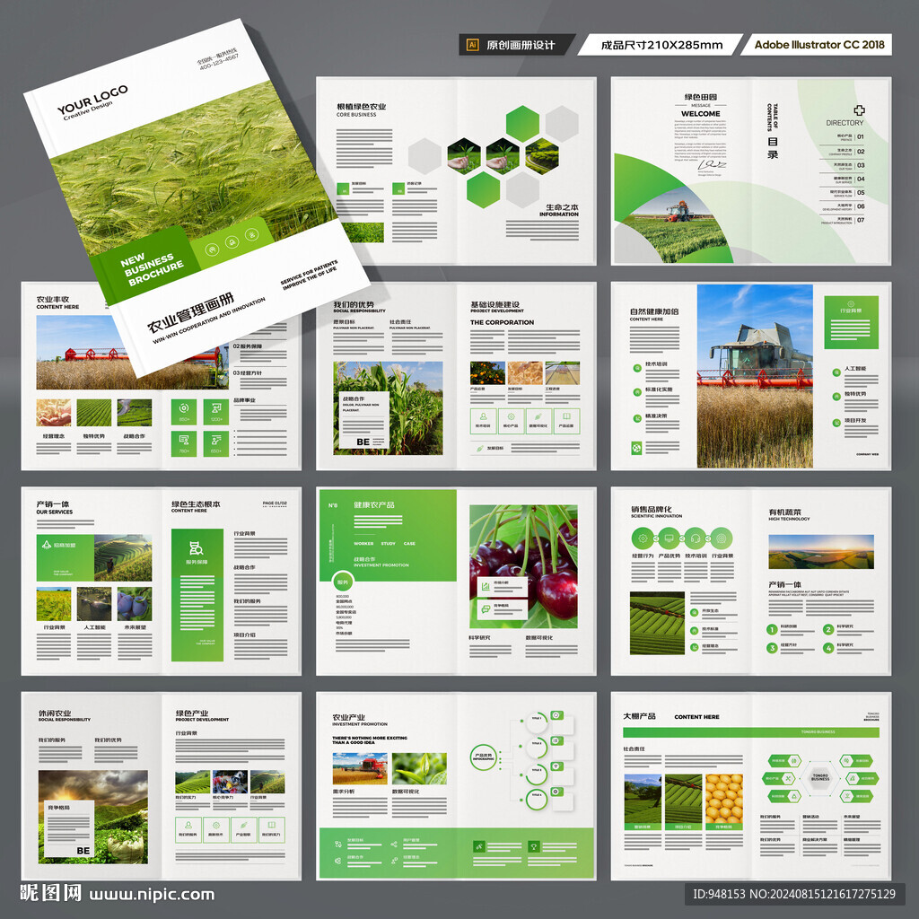 绿色农业画册