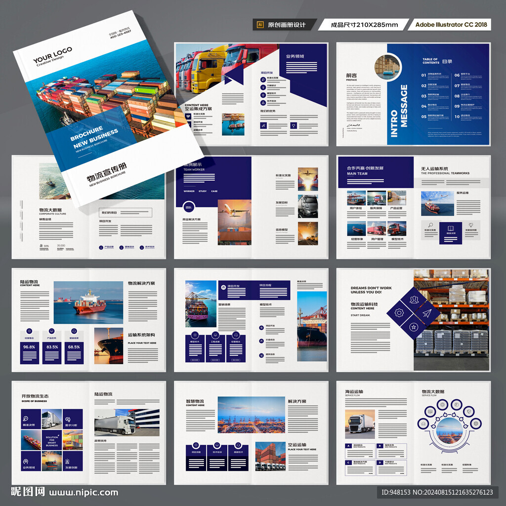 物流公司画册