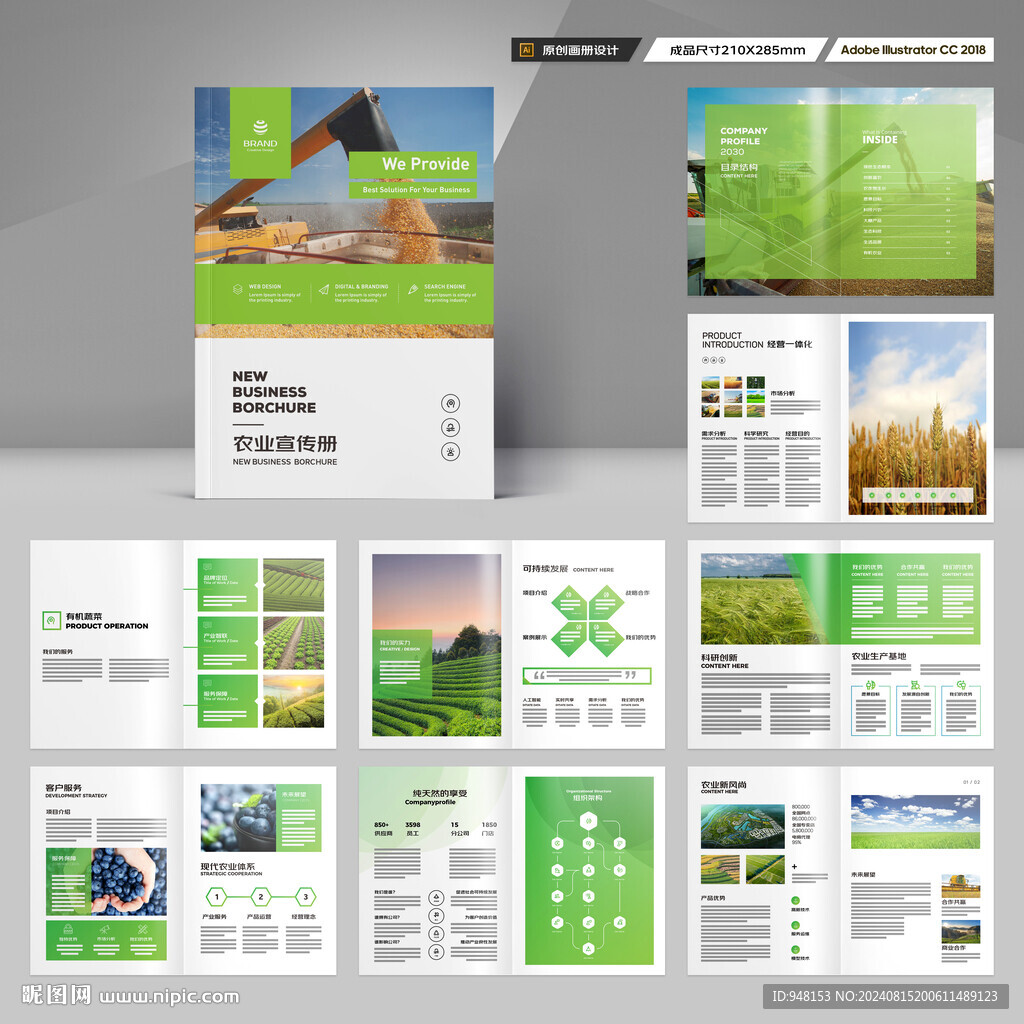 农产品画册
