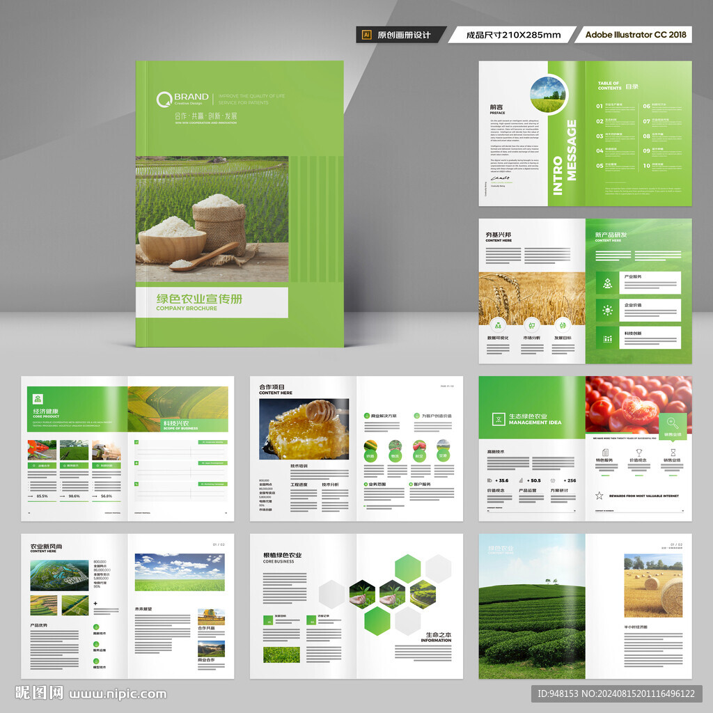 农产品画册