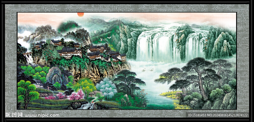 风景国画