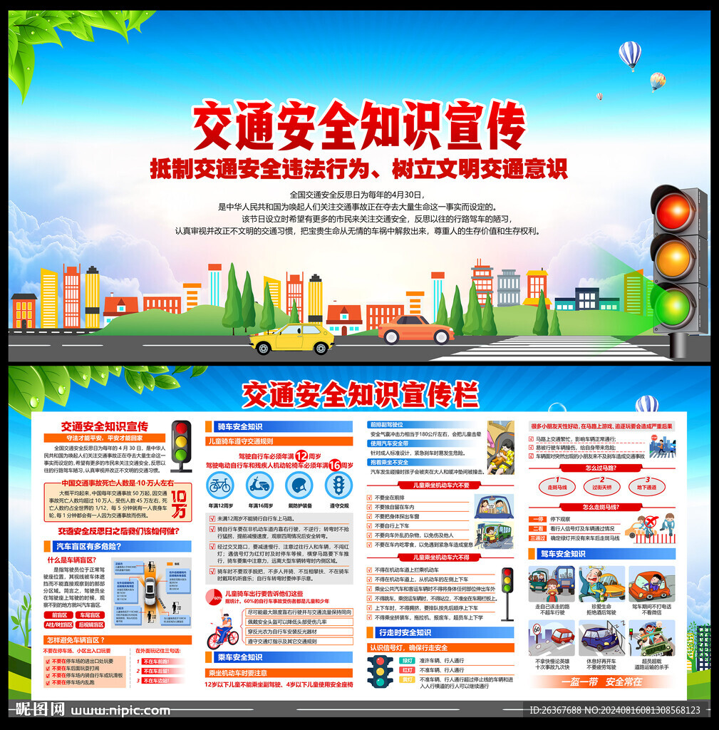 交通安全展板